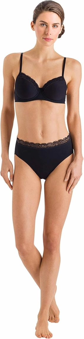 HANRO Women's Cotton Lace Full Brief
