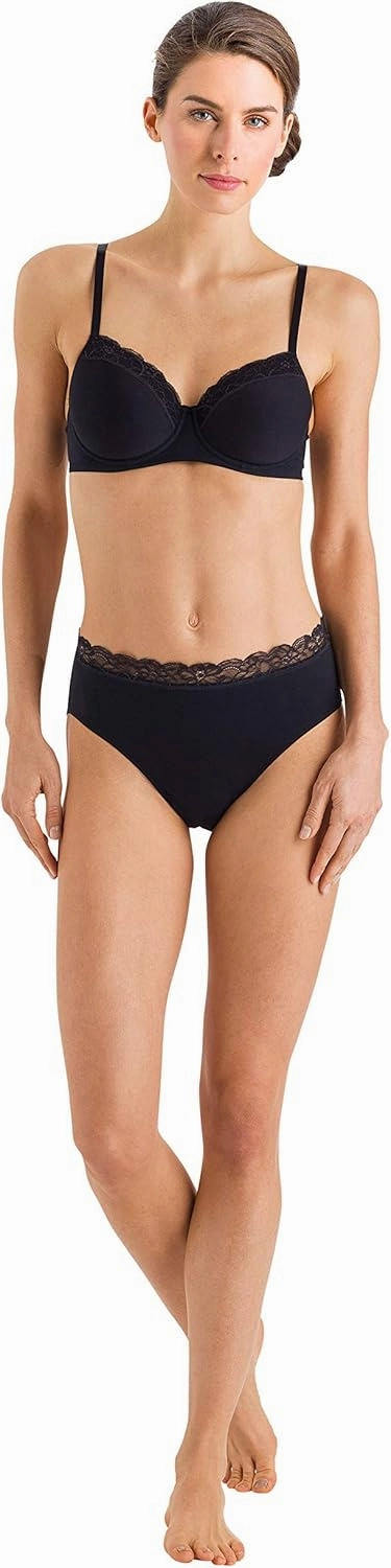 HANRO Women's Cotton Lace Full Brief