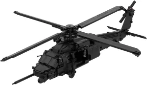 HH-60G Helicopter Building Kit, Military Transport Series Building Blocks Set (1431PCS)