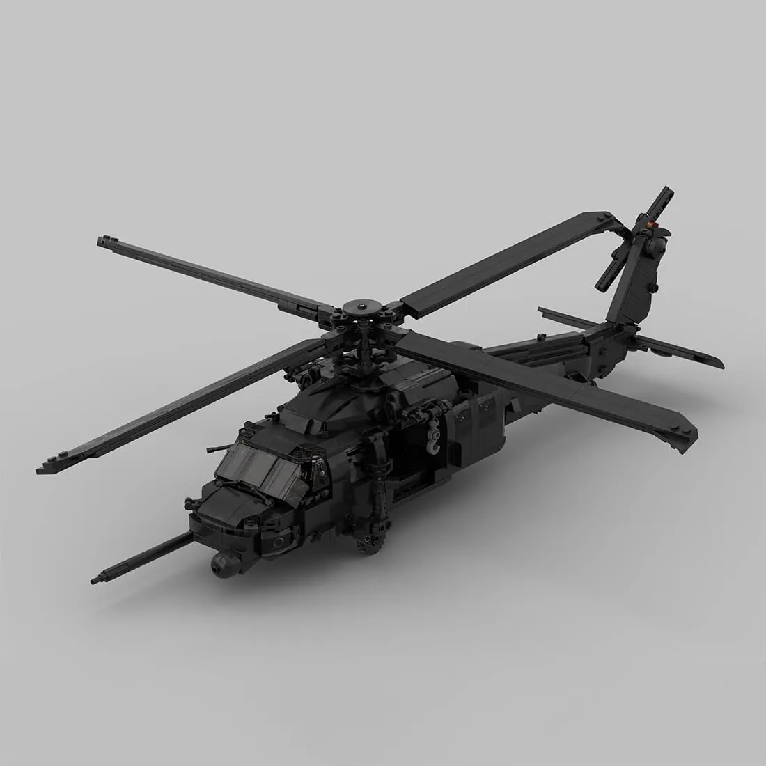 HH-60G Helicopter Building Kit, Military Transport Series Building Blocks Set (1431PCS)