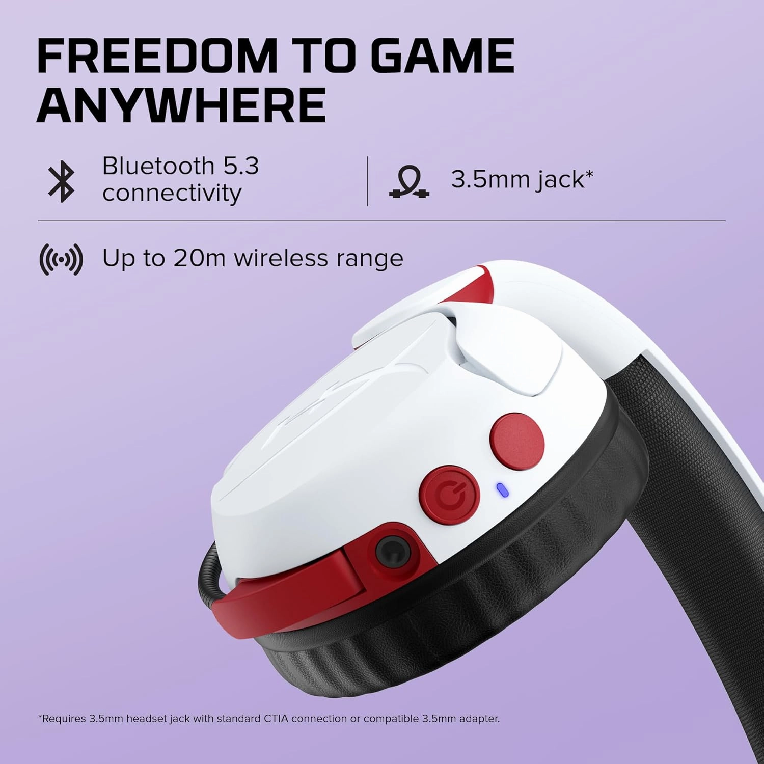 HyperX Cloud Mini Kids Wireless (White)
