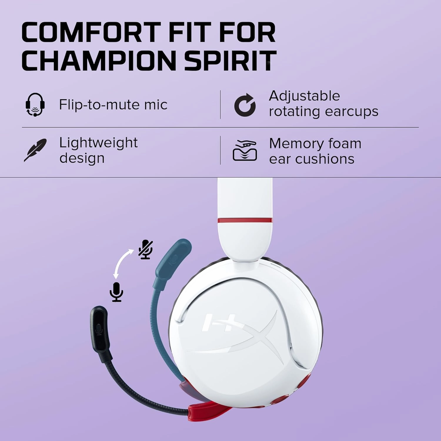 HyperX Cloud Mini Kids Wireless (White)