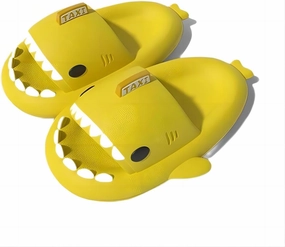 Ice Cream Shark Slides, Cute Cartoon 3D Cloud Shark House Slippers Shoes Sandals For Women Men