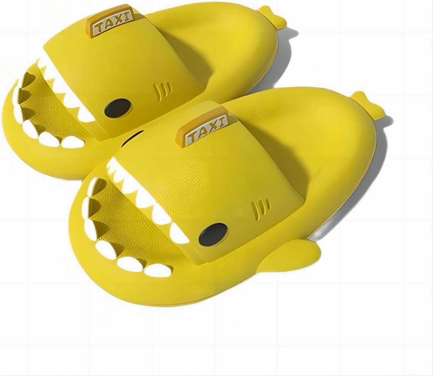 Ice Cream Shark Slides, Cute Cartoon 3D Cloud Shark House Slippers Shoes Sandals For Women Men