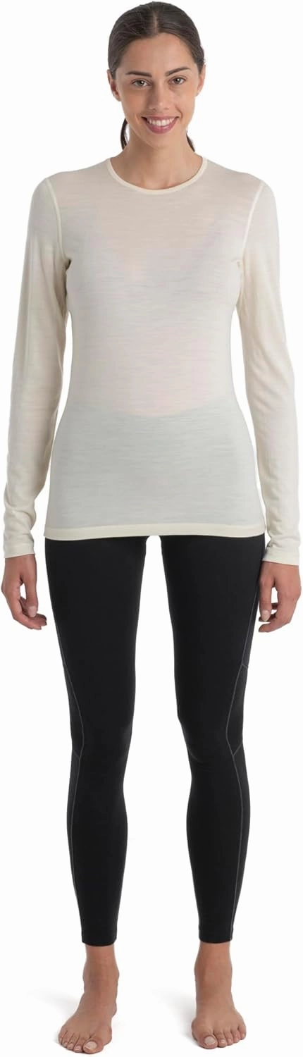 Icebreaker Merino Women's 200 Oasis Long Sleeve Thermal Cold Weather Base Layer T-Shirt