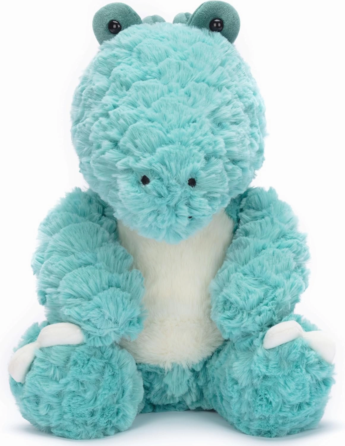 IKASA Crocodile Stuffed Animals Plush Toys,10" Cute Alligator Plushie Soft Cuddly Plushy Toy, Gifts for Family Kids Girls Boys