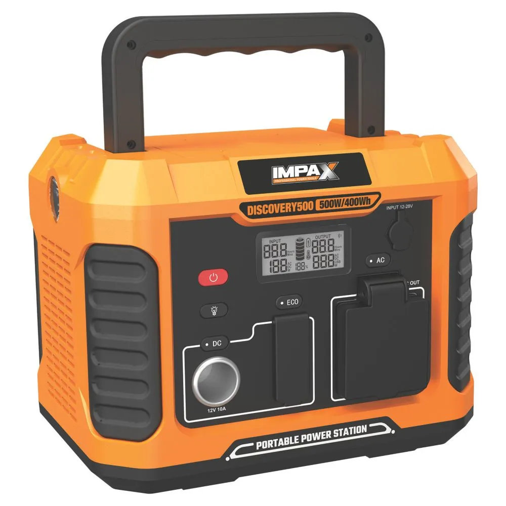 IMPAX DISCOVERY  500W Portable Power Station 400Wh