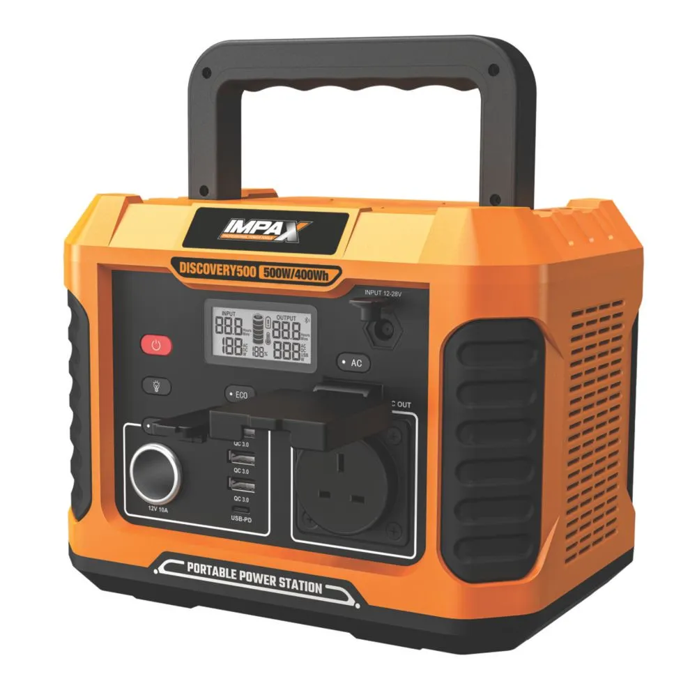 IMPAX DISCOVERY  500W Portable Power Station 400Wh