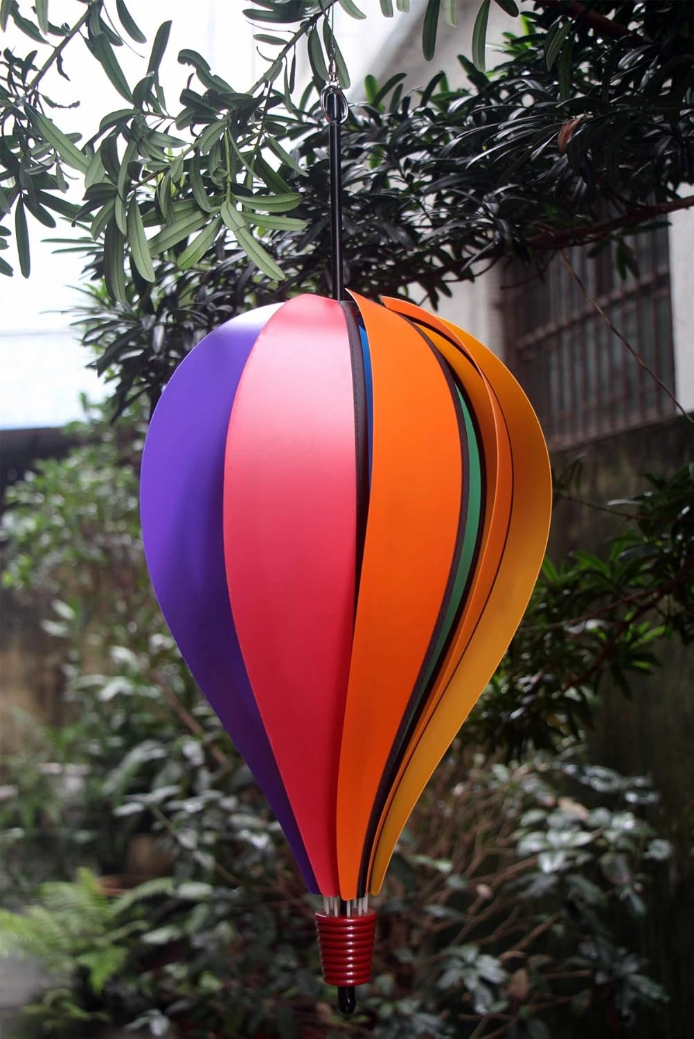 In the Breeze Rainbow Poly 10-Panel Hot Air Balloon