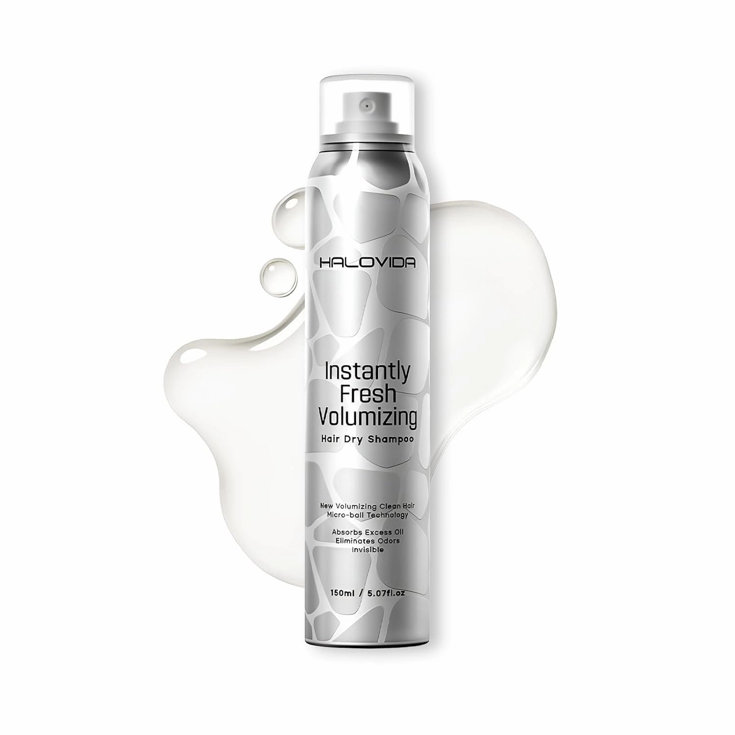 Instantly Fresh Dry Shampoo,No White Residue, Absorb oils,Refreshing Volumizing Hair Dry Shampoo 5.07 FL.OZ