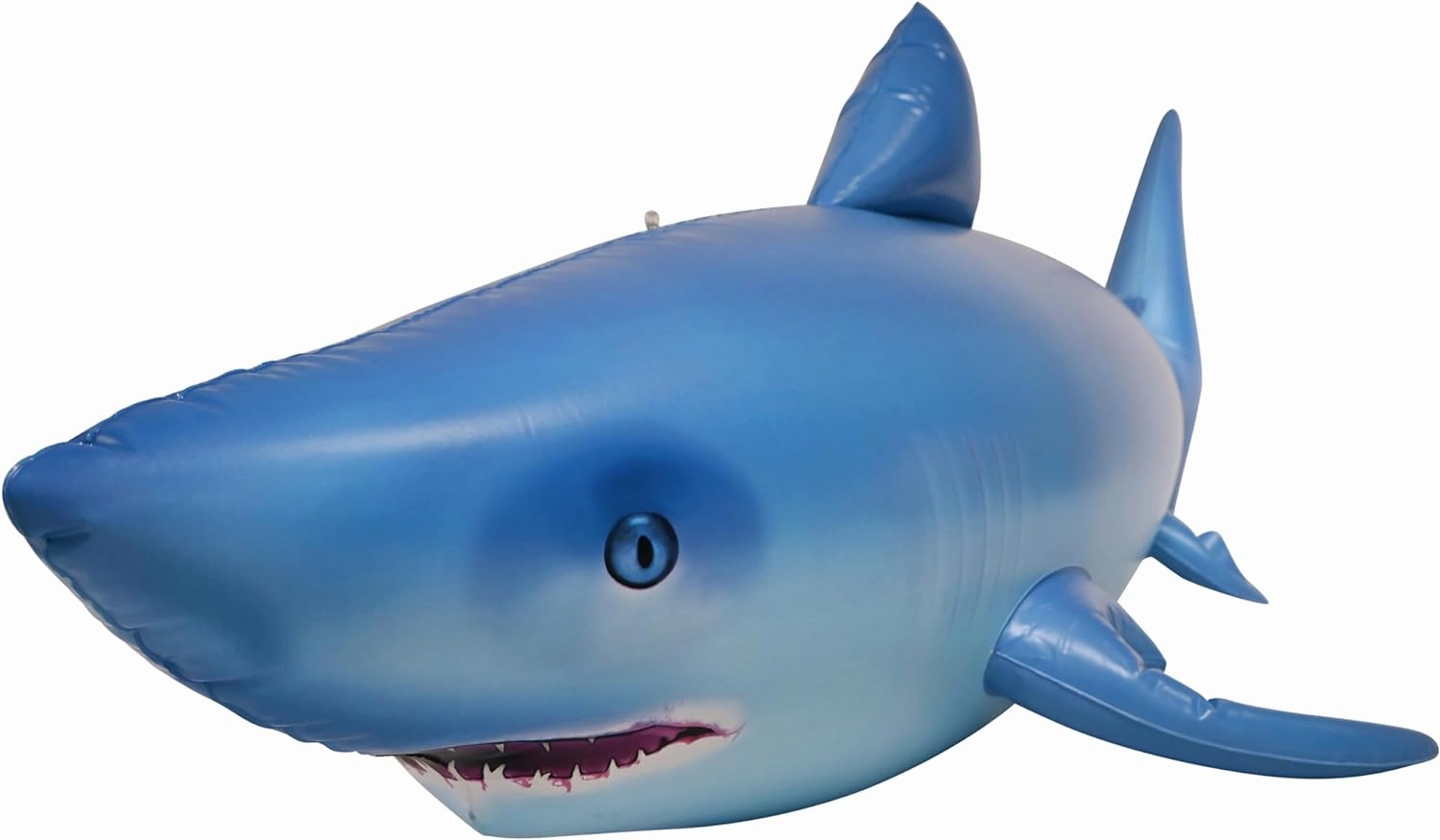 Jet Creations Inflatable Aquatic Animal Shark, Giant 82 inch Long/27 Tall, Toy for Kids 3 Year and up, Pool Float, Photo Prop, Theme Party Centerpiece, VBS, Decoration, Hangers (2) on The Back