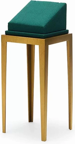 Jewelry Holder Stand Metal Ring Display Stand Jewelry Pendant Showcase Display Holder Storage Jewelry Organizer Jewelry Stand Pedestals Display, Green Velvet Jewelry Display(C)