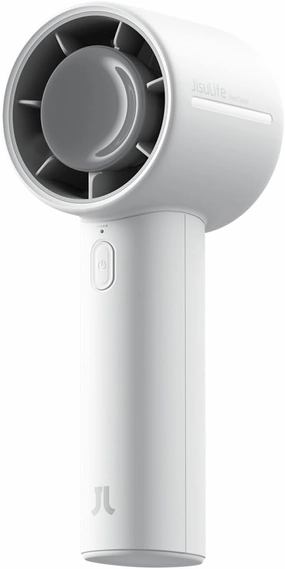 JISULIFE Portable Handheld Fan, 4000mAh Rechargeable Mini,Up to 22 Hours Cooling,5 Speed Strong Wind, USB Personal Fan for Travel Outdoor Camping Beach Makeup（Gray）