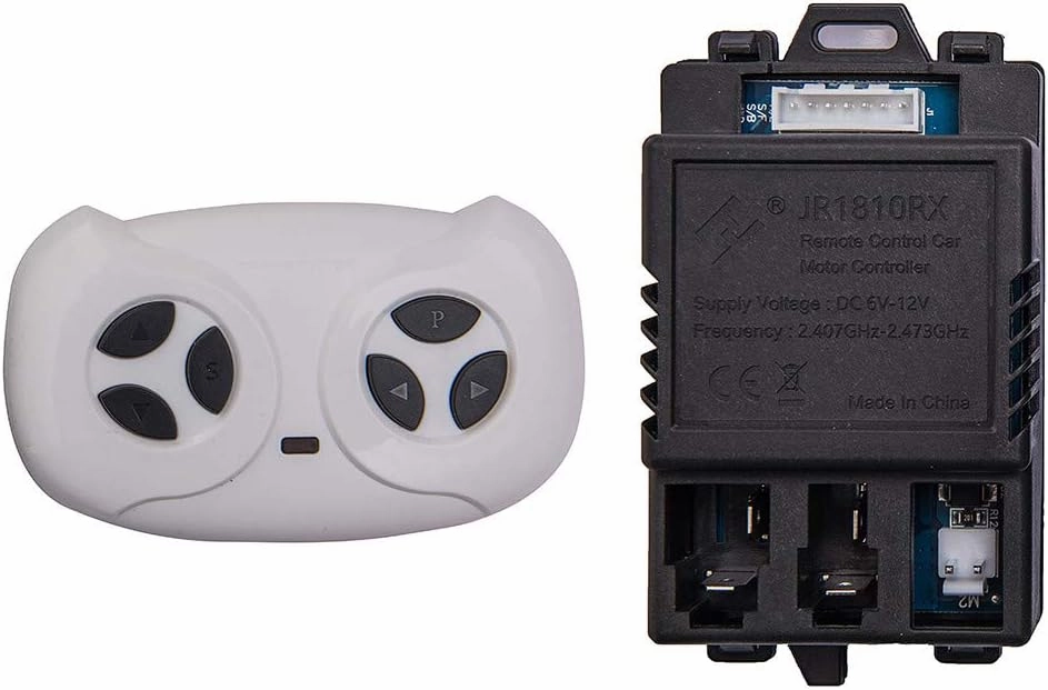JR1810RX 7 Pin Children's Electric Car 2.4G Bluetooth Remote Control and Receiver Kit Controller Control Box Accessories for Replacement Parts