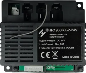 JR1930RX-2-24V Control Box Receiver Match 2.4G Bluetooth Remote Control, Mainboard Motherboad Accessories Kids Powered Wheel Circuit Board Children Electric Ride On Car Replacement Parts