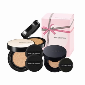 JUNGSAEMMOOL Essential Skin Nuder Cushion Gift Set (Light) | Nuder Cushion (Refill included)   Mini   Puff (1pc) | SPF 50  PA    | Mother's Day Gift