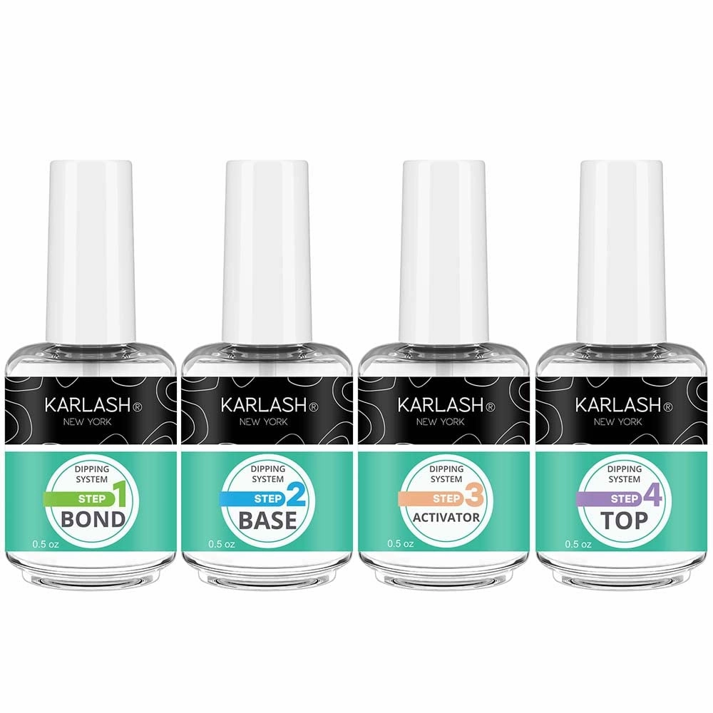 Karlash Gel Base DIP Powder System (Set of 4 0.5oz)