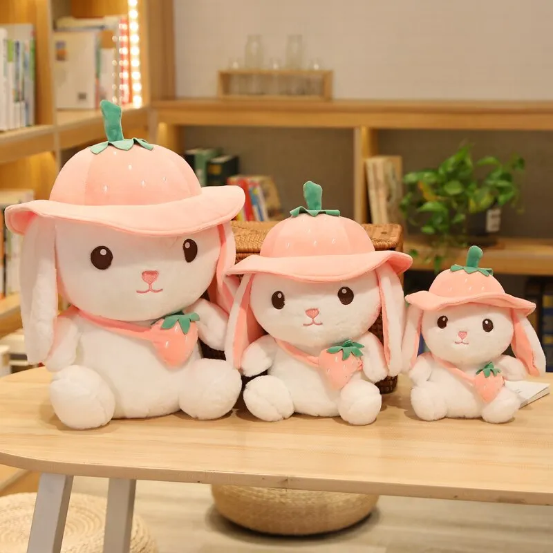 Kawaii White Adventure Bunny Plushies Family