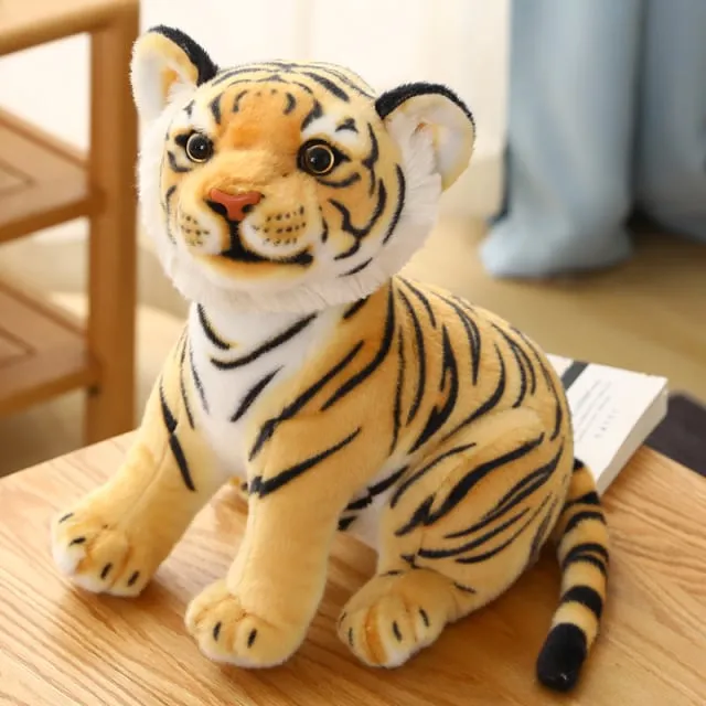 Kawaii White Tiger Plush Toy