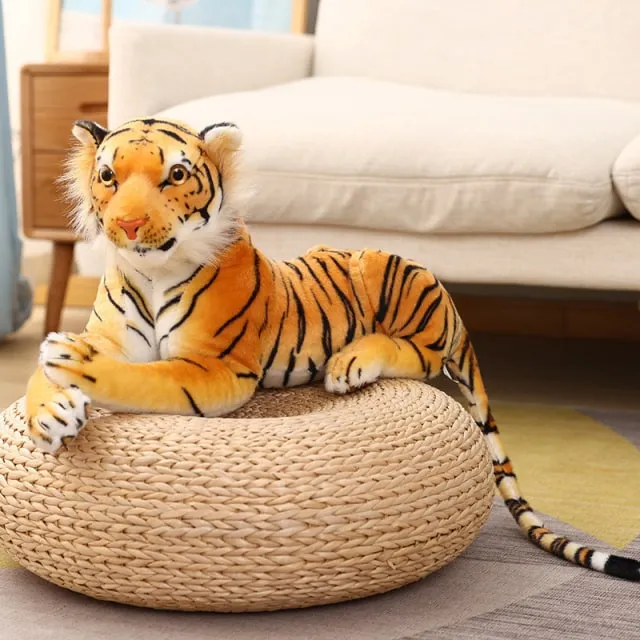 Kawaii White Tiger Plush Toy