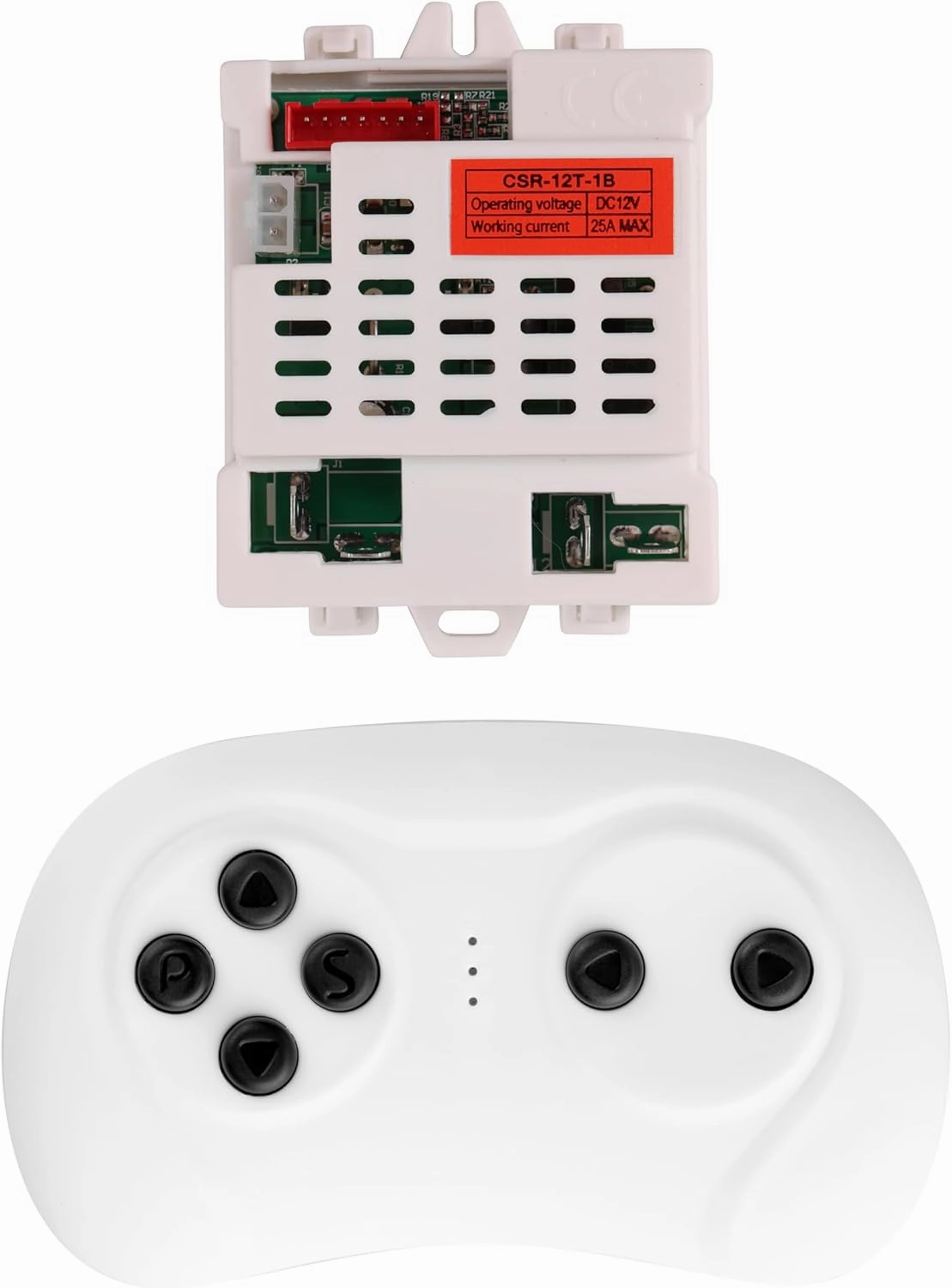 Kids Ride On Car 2.4G Bluetooth Remote Control and CSR-12T-1B Receiver Control Box Motherboard Kit for Children Electric Ride On Tractor Replacement Parts