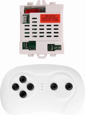 Kids Ride On Car 2.4G Bluetooth Remote Control and CSR-12T-1B Receiver Control Box Motherboard Kit for Children Electric Ride On Tractor Replacement Parts
