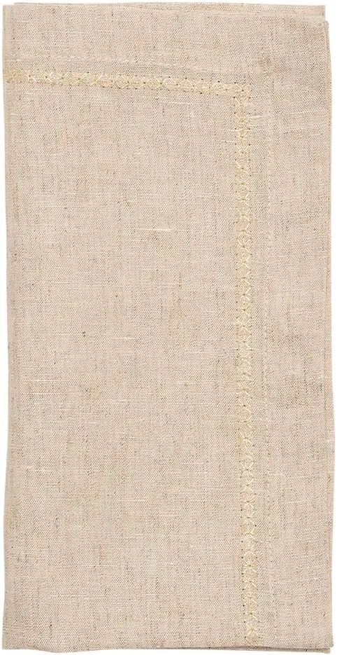 Kim Seybert Classic Napkin in Natural, Set of 4
