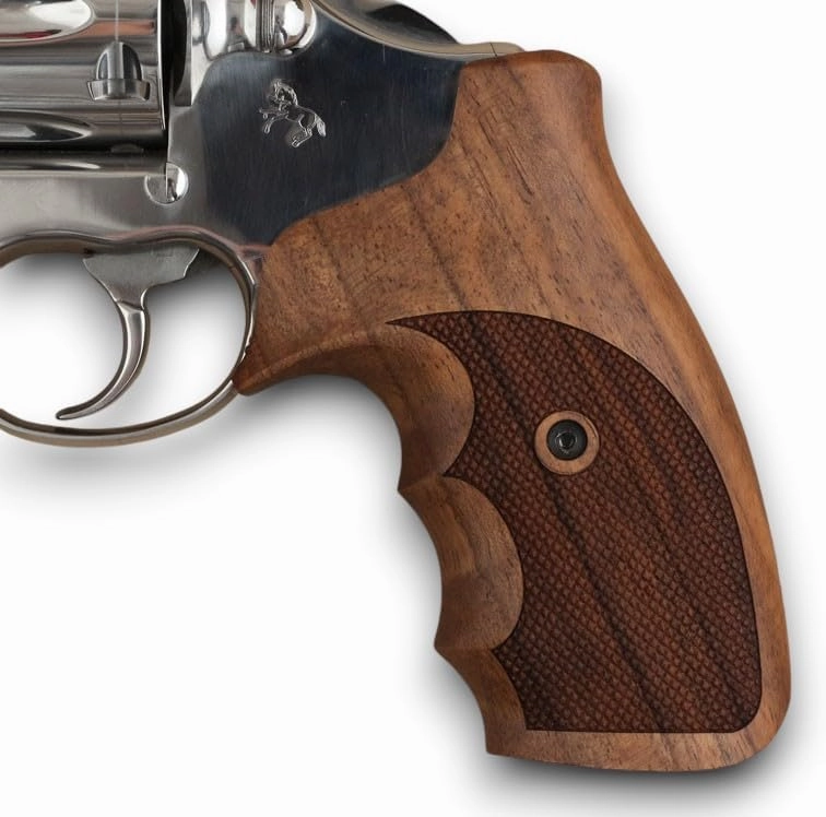 KSD Brand Colt King Cobra (Pre 2019) Compatible Walnut Grips Diamond (KSD-00757)