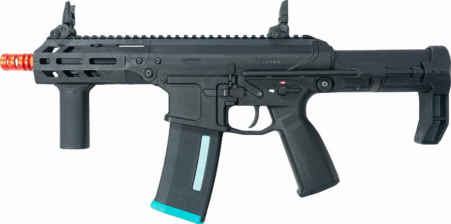KWA Airsoft Rifle KO EVE Electric Automatic Airsoft AEG Rifle Magpul Polymer Design, Adjustable FPS, MOSFET ETU/GATE Titan Ready | AEG2.5 