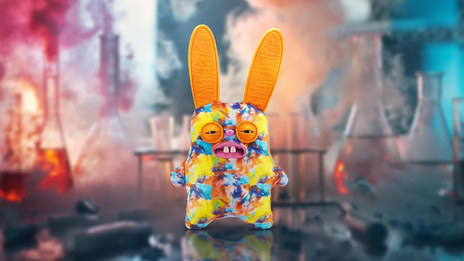 Laboratory Misfits by ZURU Funny Ugly Monster, Plush, Collectible, Silly, Toy (Rabid Rabbit)
