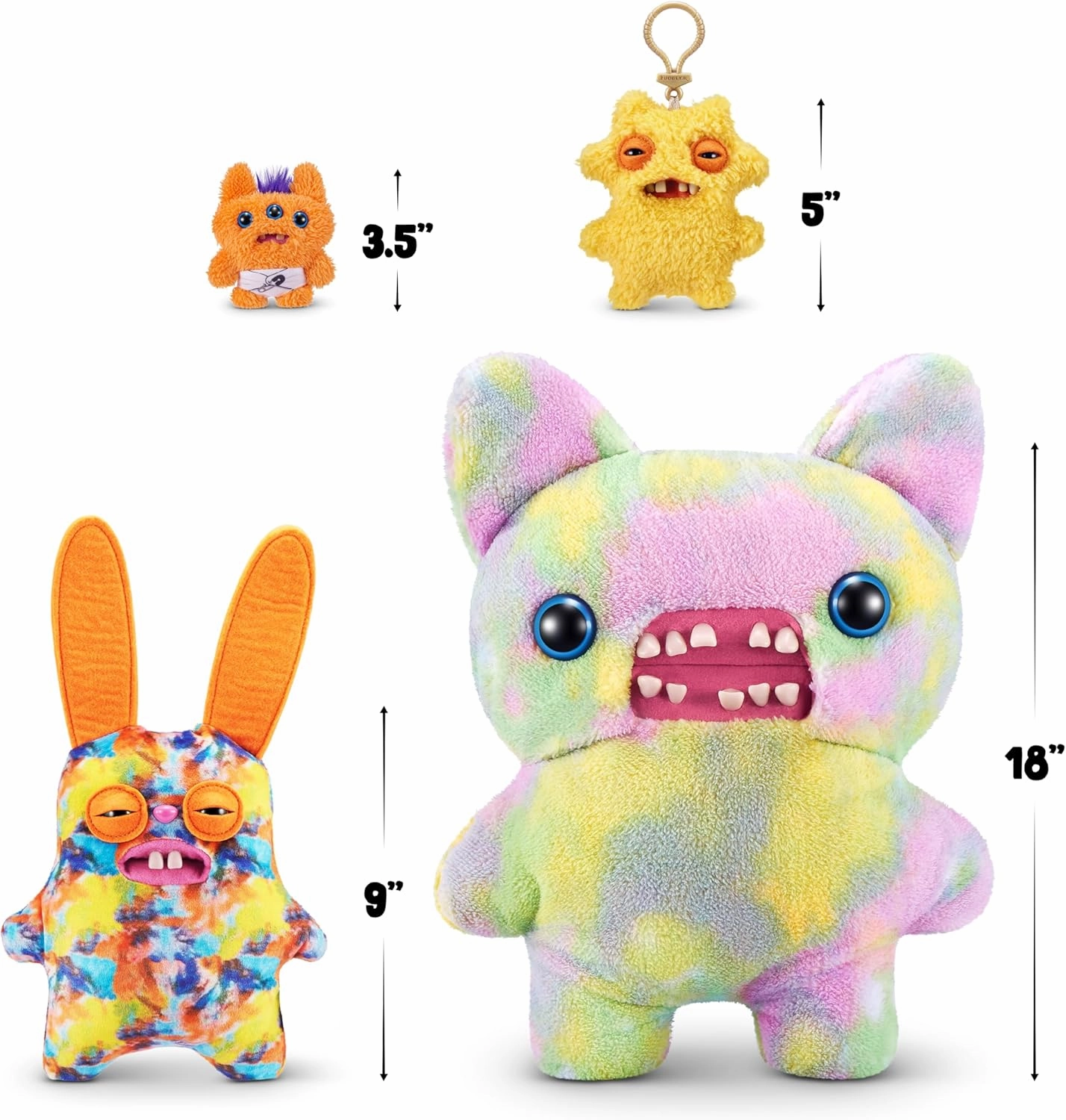 Laboratory Misfits by ZURU Funny Ugly Monster, Plush, Collectible, Silly, Toy (Rabid Rabbit)