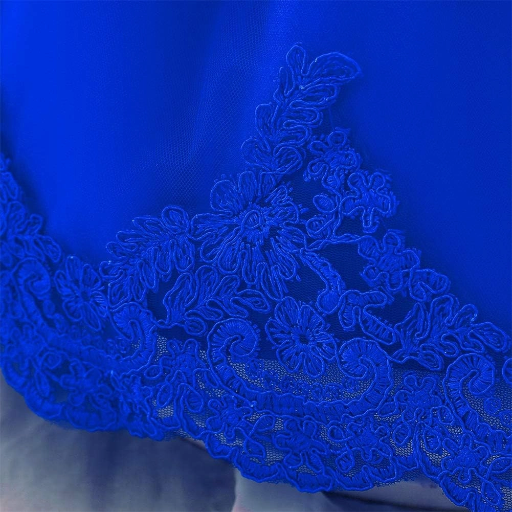 Lace Flower Girls Tutu Dress for Kids Baby Christening Baptism Communion Birthday Party Formal Wedding Dresses Headwear