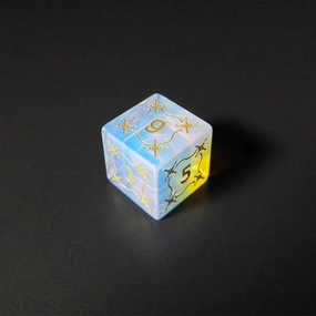 LANGWEI D&D Dice Set Pretty Opal DND Polyhedral Dice, Role Playing Dice for TRPG Table Games Dungeons and Dragons, Creative Gifts