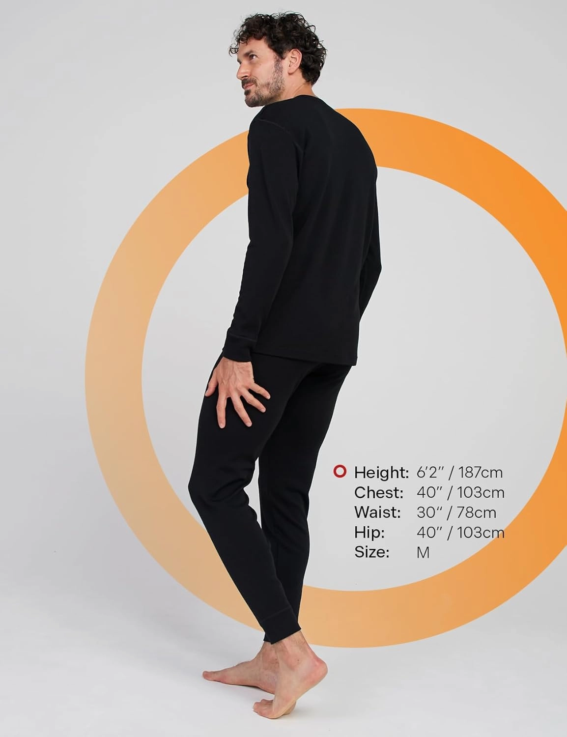 LAPASA Men's 100% Merino Wool Base Layer Set Lightweight Midweight Thermal Underwear Activewear Long John Top Bottom M31/M126