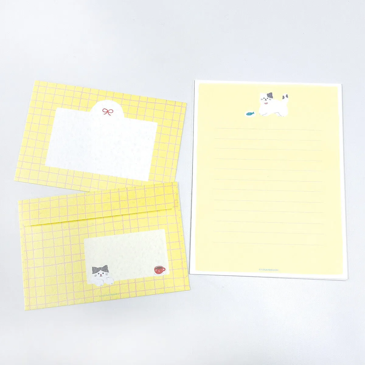 Letter Writing Set - Fluffy Cat