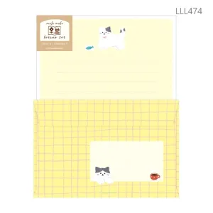 Letter Writing Set - Fluffy Cat
