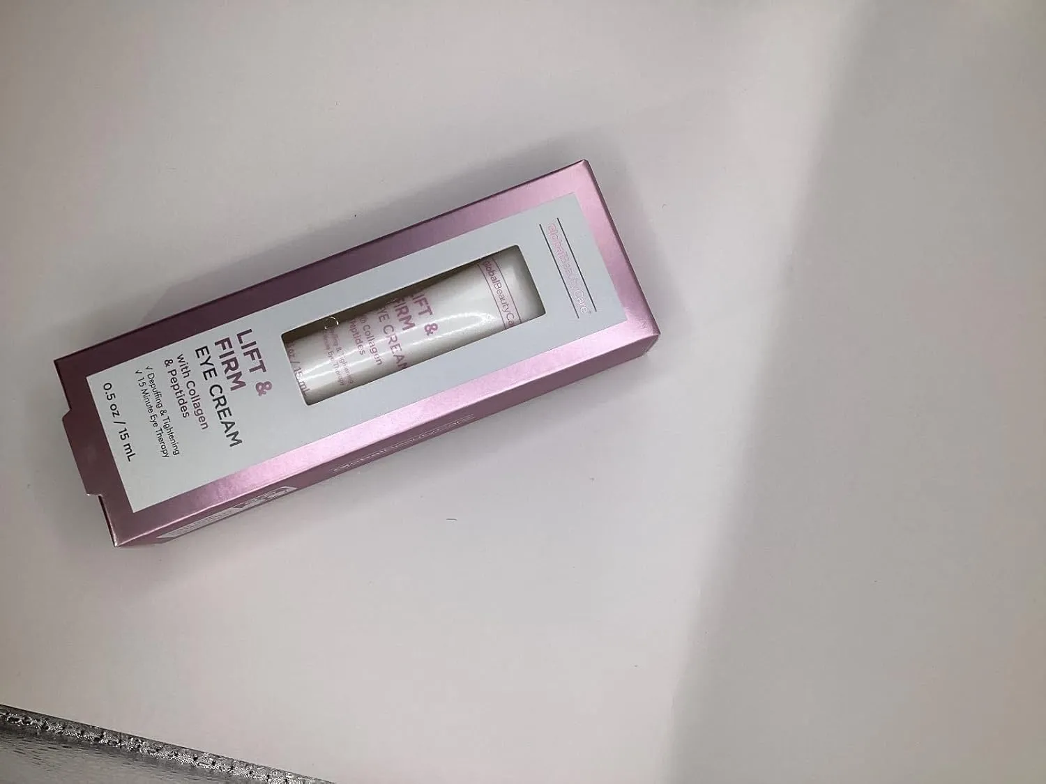 Lift & Firm Eye Cream with Collagen and Peptides, 0.5 fl oz