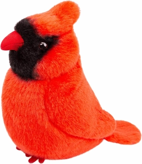 lilizzhoumax Cardinal Stuffed Animal,Realistic Bird Plush,Super Soft Plush, Girl Toys,Gift for Kids,Home Decor(H 5.9 inch)