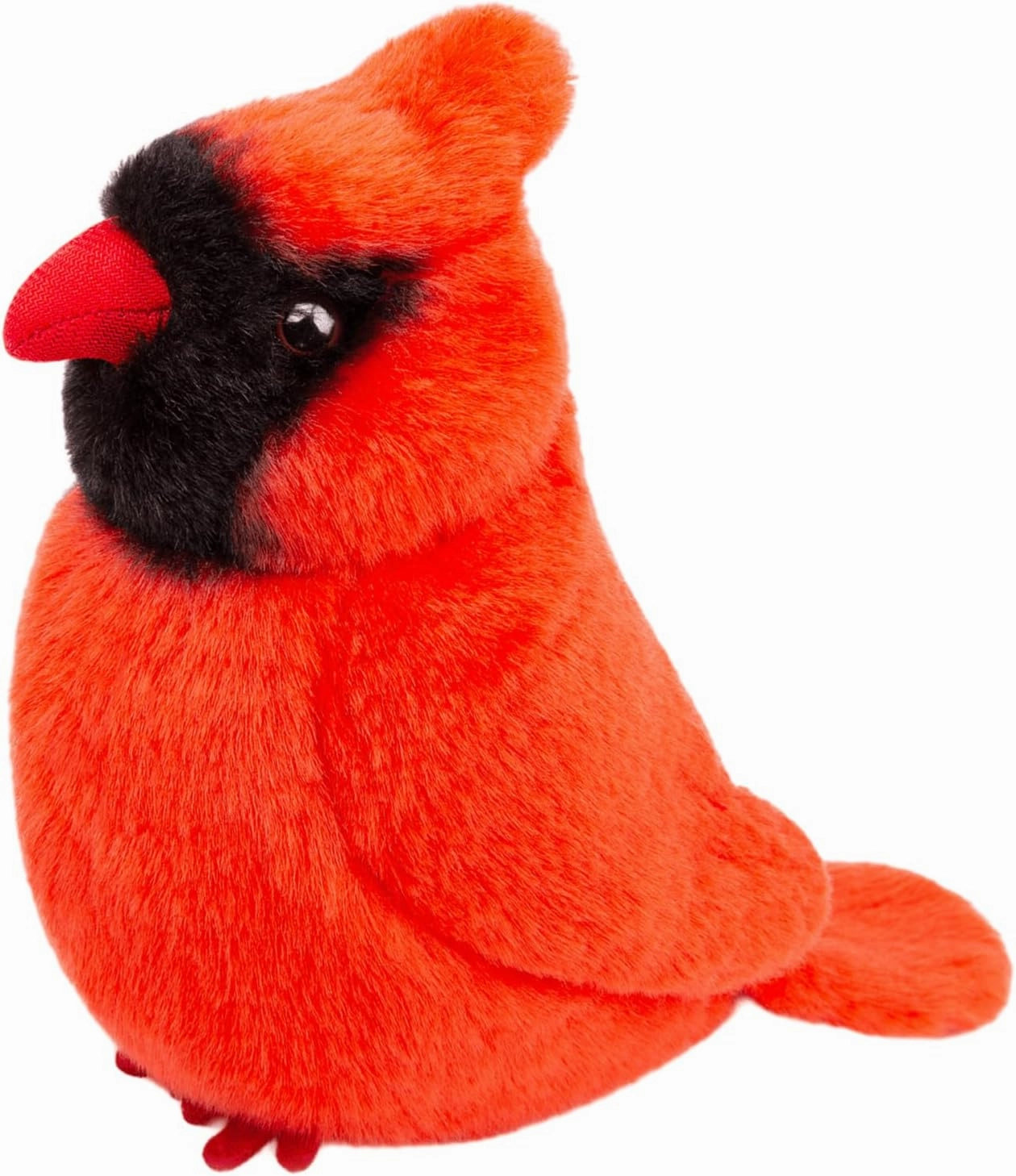 lilizzhoumax Cardinal Stuffed Animal,Realistic Bird Plush,Super Soft Plush, Girl Toys,Gift for Kids,Home Decor(H 5.9 inch)