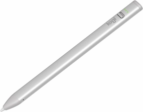 Logitech Crayon Digital Pencil (iPads with USB-C Ports) Featuring Apple Technology, No Lag Pixel-Precision, and Dynamic Smart Tip with Fast Charge - Silver