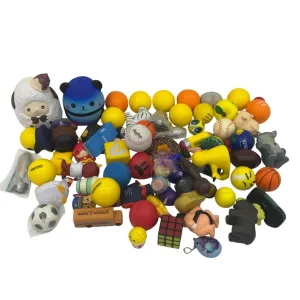 LOT 5 lbs Squishy Soft Foam Stress Ball Fidget Toys Cute Smiley Animal Figures