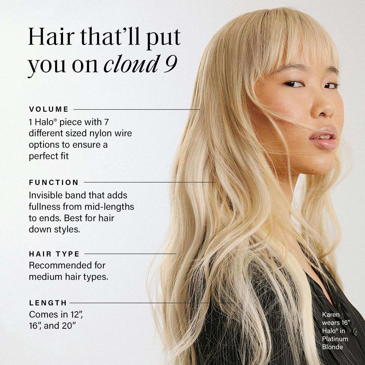 Luxy 100% Remy Human Hair – Halo Clip-In Hair Extensions –Natural Looking Volume & Length - One-Piece - Easy 5-Min Application 180 grams 20" Chestnut Brown Halo