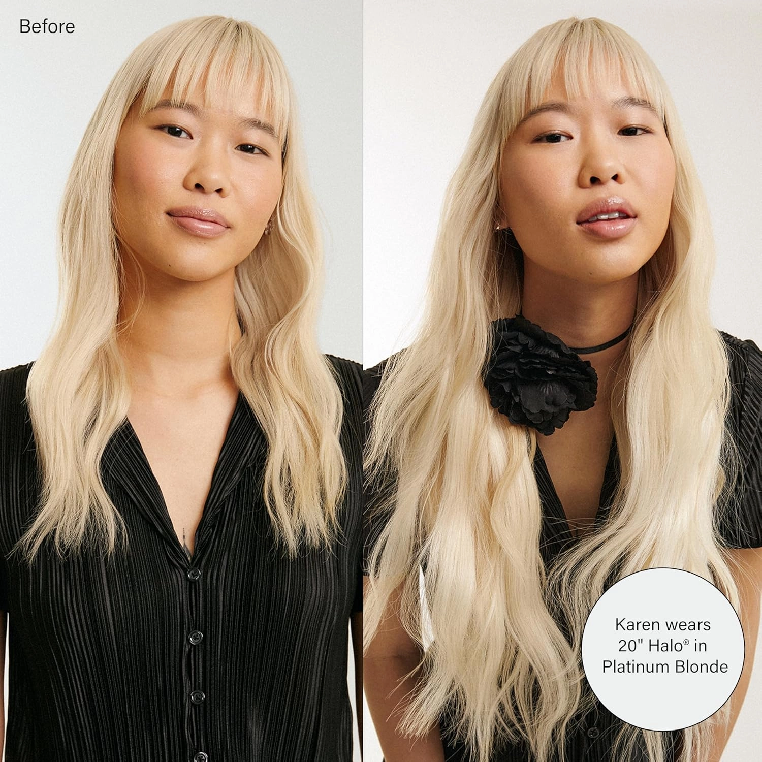 Luxy 100% Remy Human Hair – Halo Clip-In Hair Extensions –Natural Looking Volume & Length - One-Piece - Easy 5-Min Application 180 grams 20" Chestnut Brown Halo