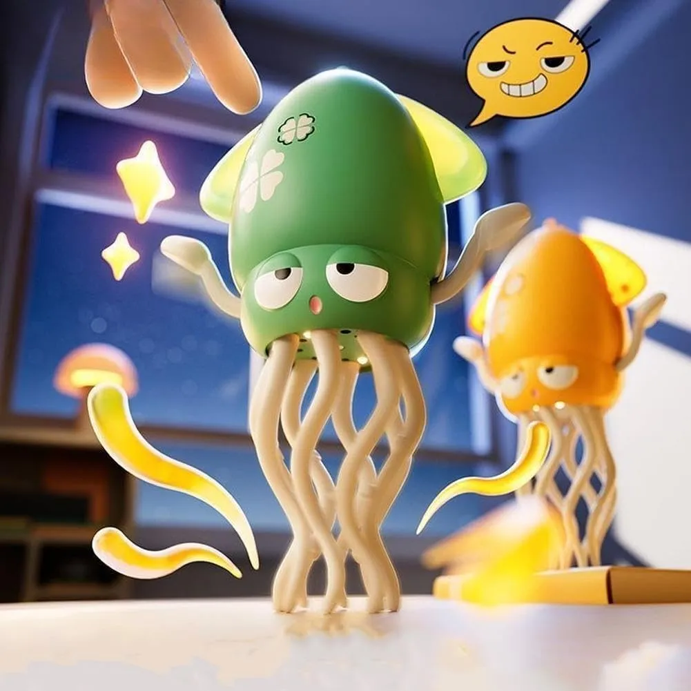 Magic Dancing Octopus Toy, Smart Tentacle Explorer, Playful Crazy 8-Leg Auto-Dance Octopus Toy, Crawling Dancing Automatic Obstacle Sensor Toys, Wiggly Wonder Octopuss Pet Toys for Indoor Cat Dog(Gree