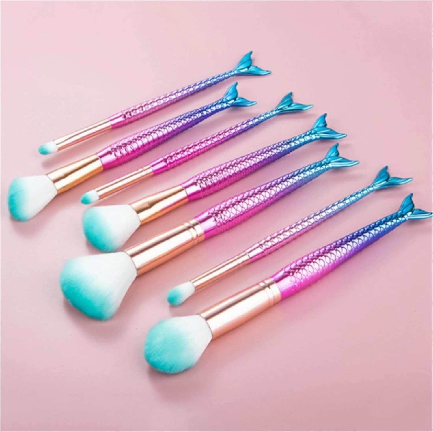 Make Up Brushes Set Makeup Brush Set 7 Pieces Makeup Brushes Angled Contour Brush Concealer Eyeshadow Face Brush Makeup Tools Set