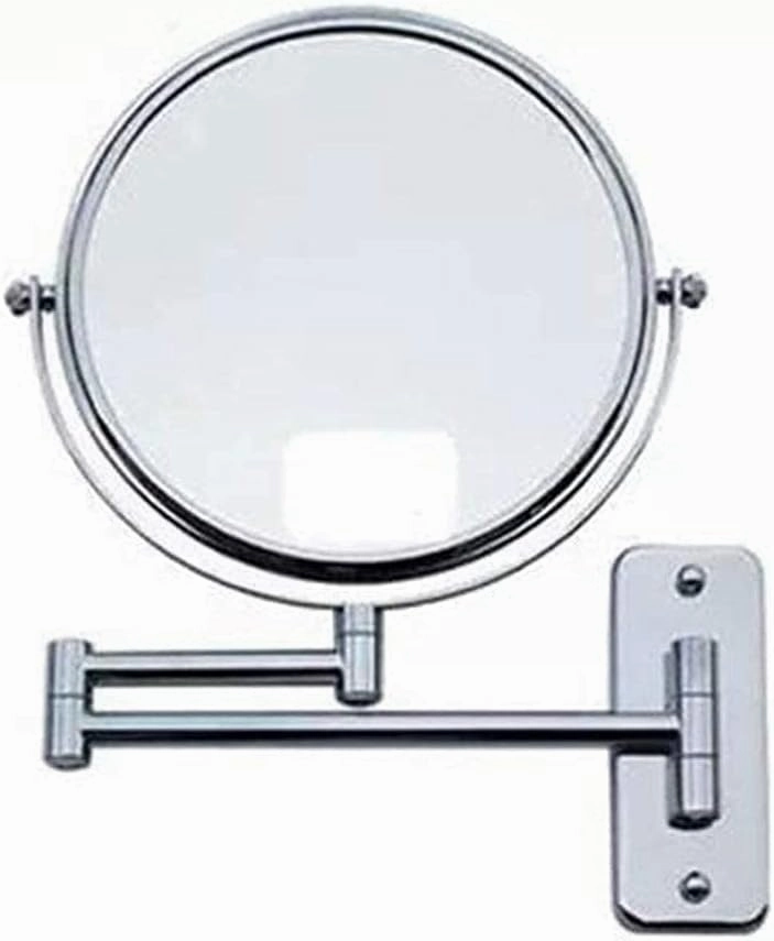 Makeup Mirror Vanity Mirror Wall Mount Makeup Mirror,Metal Folding High-Definition Vanity Mirror Double-Sided Mirror Bathroom Beauty Mirror Cosmetic Mirror(6 inch)