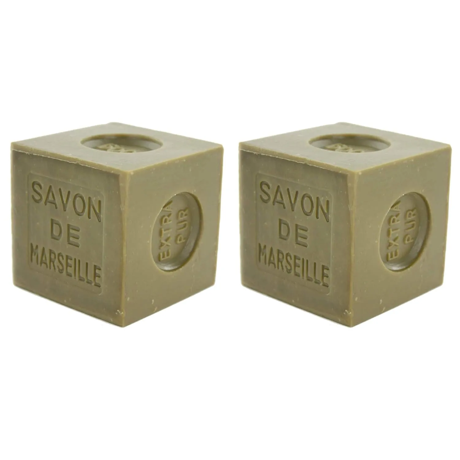 Marseille Olive Oil Soap 200g, 72% Olive Oil - Pack of 2