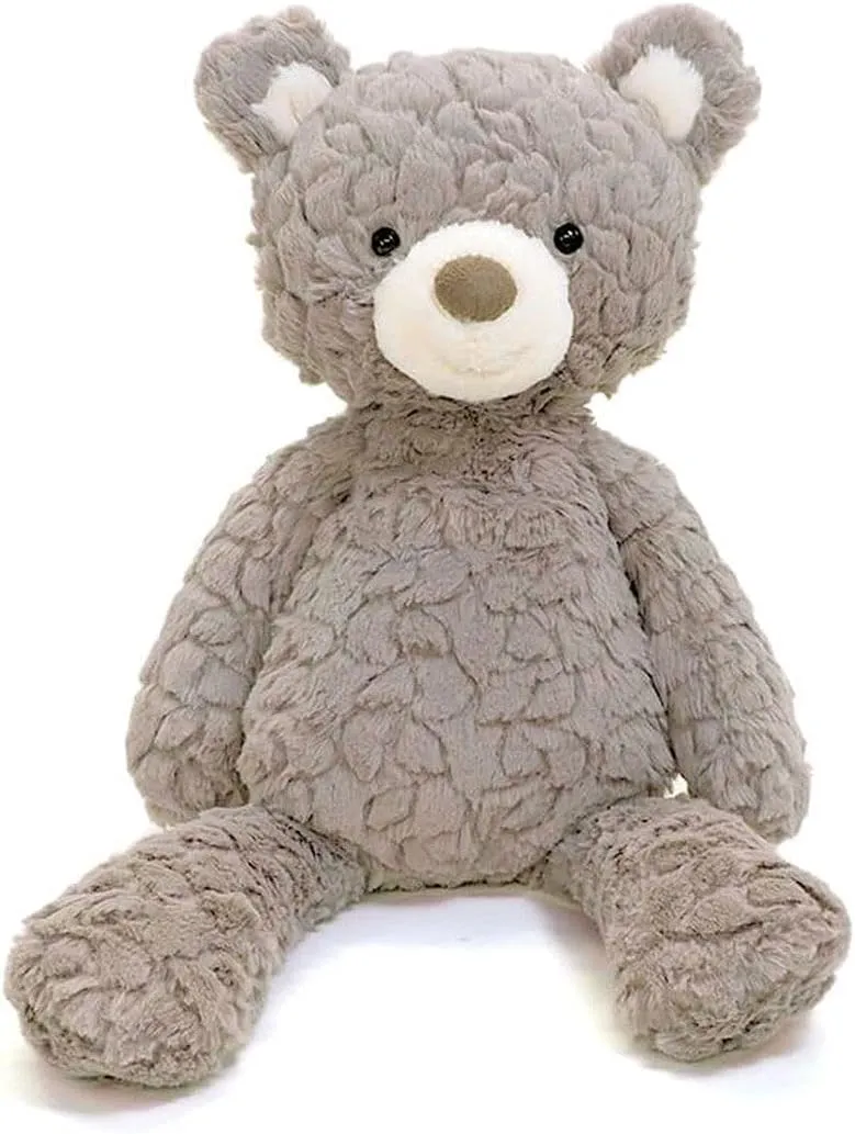 Mary Meyer Putty Bear Medium Teddy Bear Soft Toy, Grey