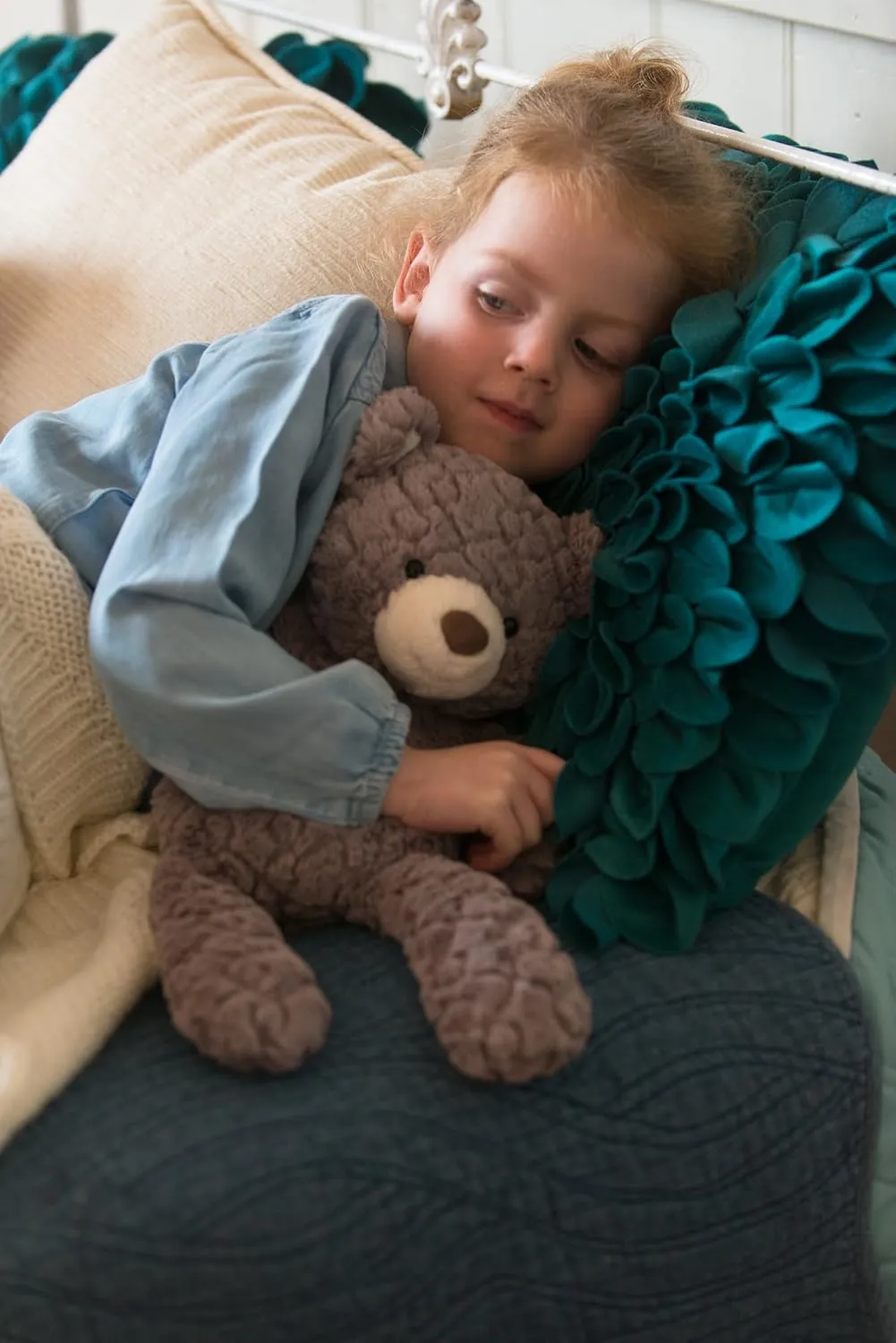 Mary Meyer Putty Bear Medium Teddy Bear Soft Toy, Grey
