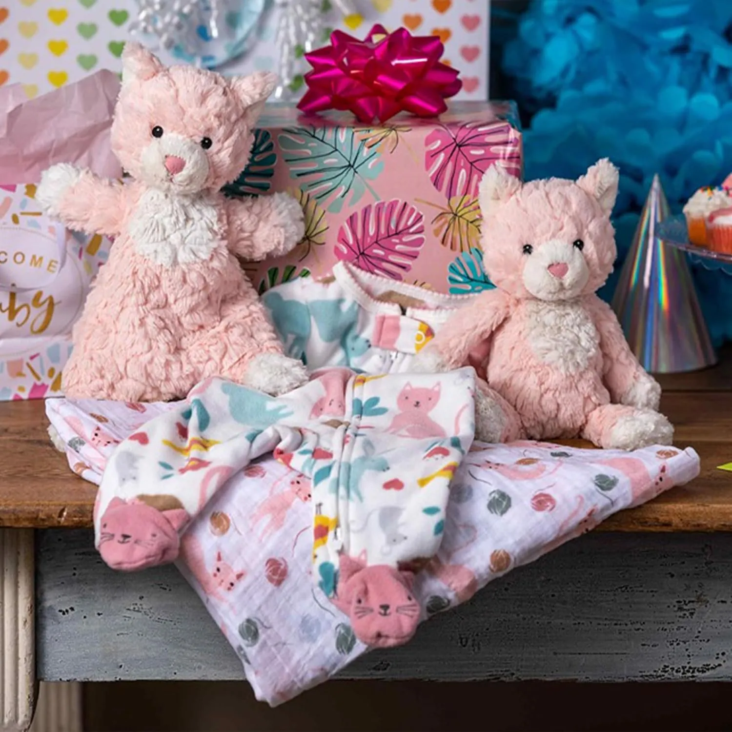 Mary Meyer Putty Nursery Lovey Soft Toy, 11-Inches, Pink Kitty
